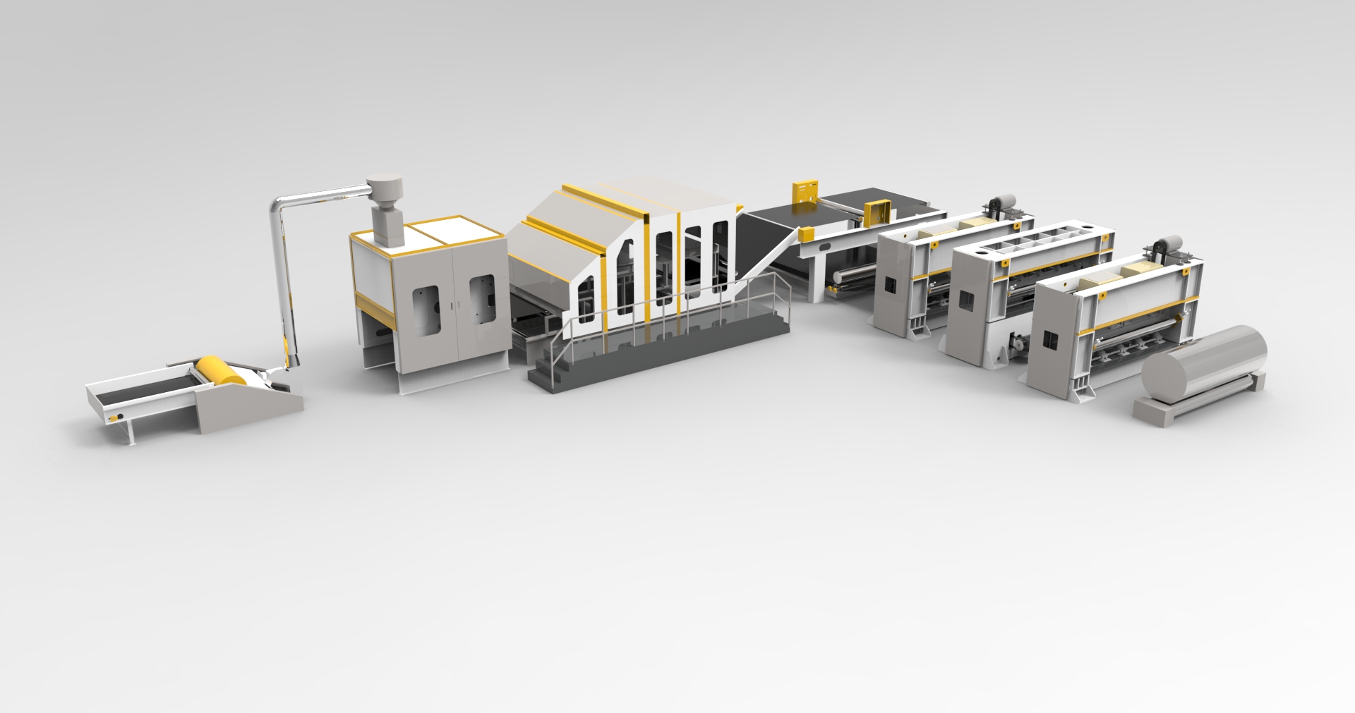 ALDT--5800mm Textile Polyester Tapis Aiguille Poinçonnage Non-tissé Making Machine