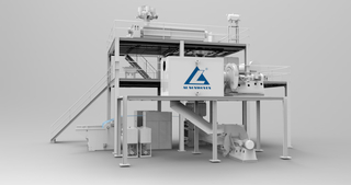 ALFN--2400mm Pp Spunbond Non-tissé Making Machine 