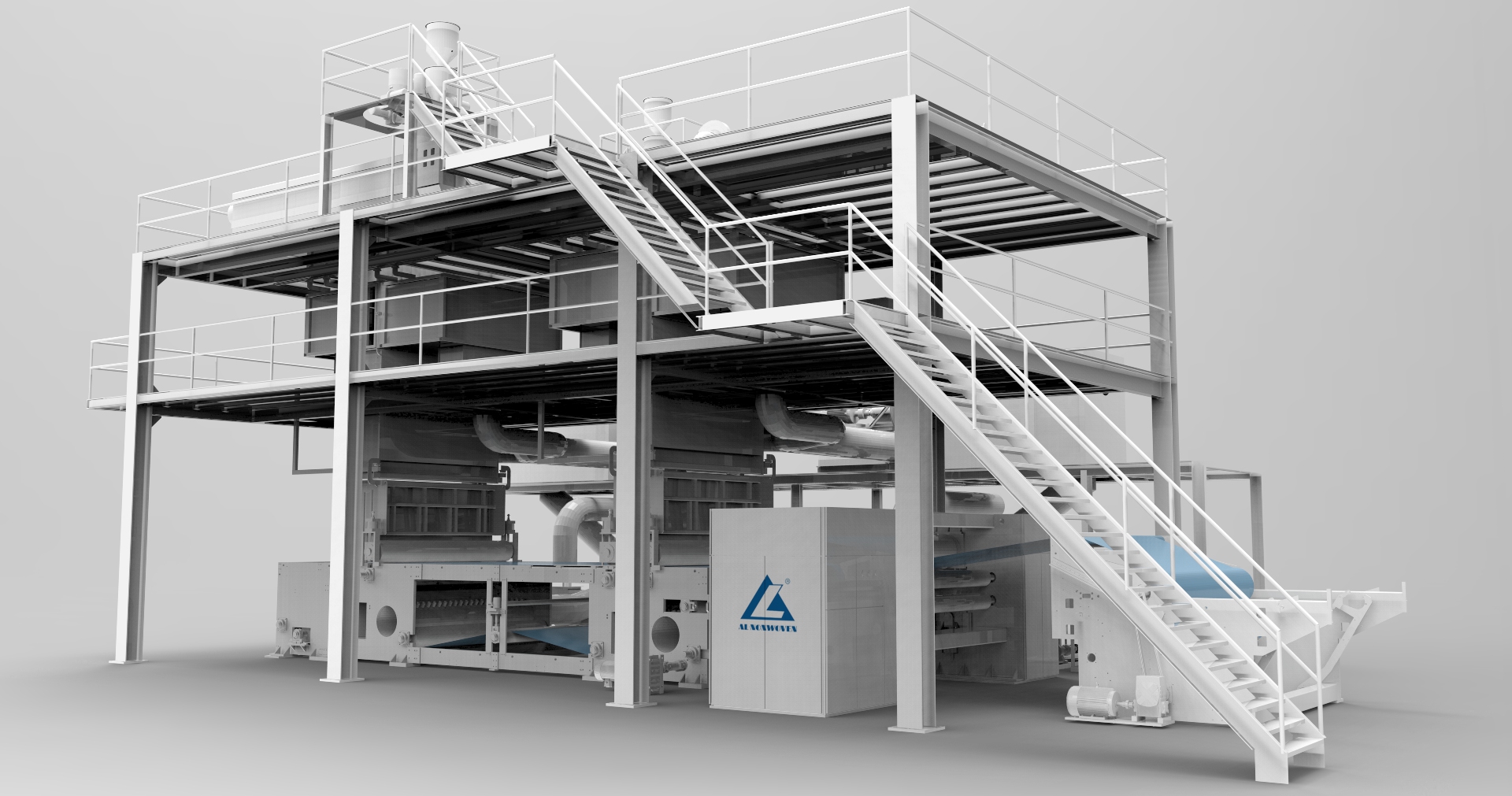 ALSS --- 1600mm SS Beam PP Spun-bond Non-tissé Santé Non tissé faisant la machine de production 