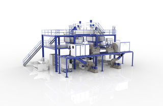  ALS--3200mm faisceau unique PP Spunbond tissu non tissé faisant la machine